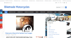 Desktop Screenshot of biketrade.co.uk